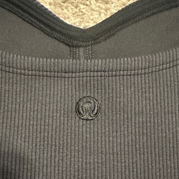 Lululemon Softstreme Sweetheart Tank- black (washed black) - Picture 3 of 5